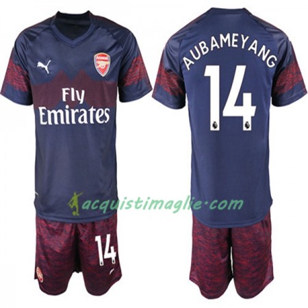 Divisa di Calcio Arsenal Pierre-Emerick Aubameyang 14 Bambino Trasferta 2018/2019